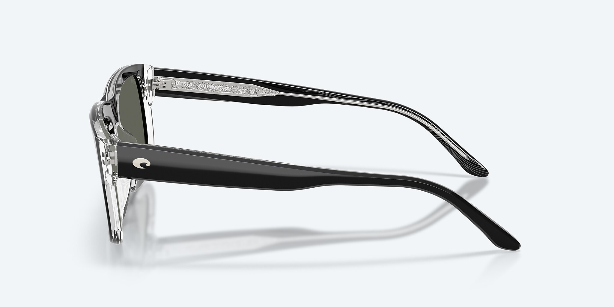 Sunglasses Costa Shipwrecks M (54-18) with Gray lens and Black frame Image 3 of 7