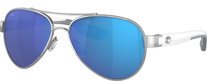 Loreto Polarized Sunglasses in Copper Silver Mirror | Costa