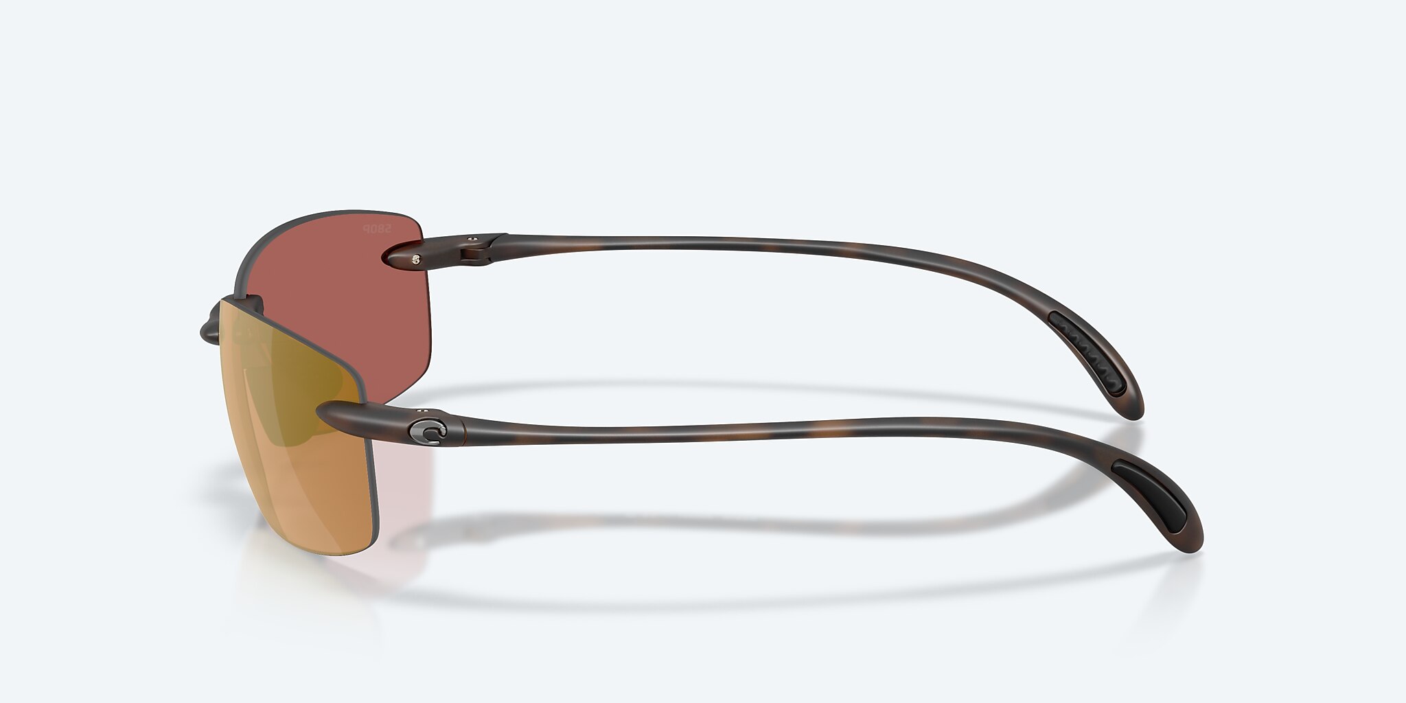 Sunglasses Costa Ballast  (60-15) with Gold Mirror lens and Matte Tortoise frame Image 3 of 7