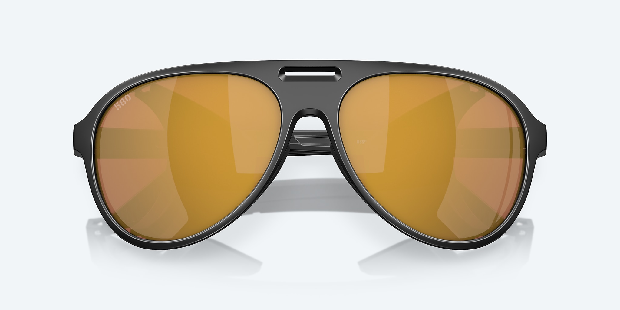 Sunglasses Costa Grand Catalina XL (59-15) with Gold Mirror lens and Matte Black frame Image 6 of 9 Sunglasses Costa Grand Catalina XL (59-15) with Gold Mirror lens and Matte Black frame Image 6 of 9