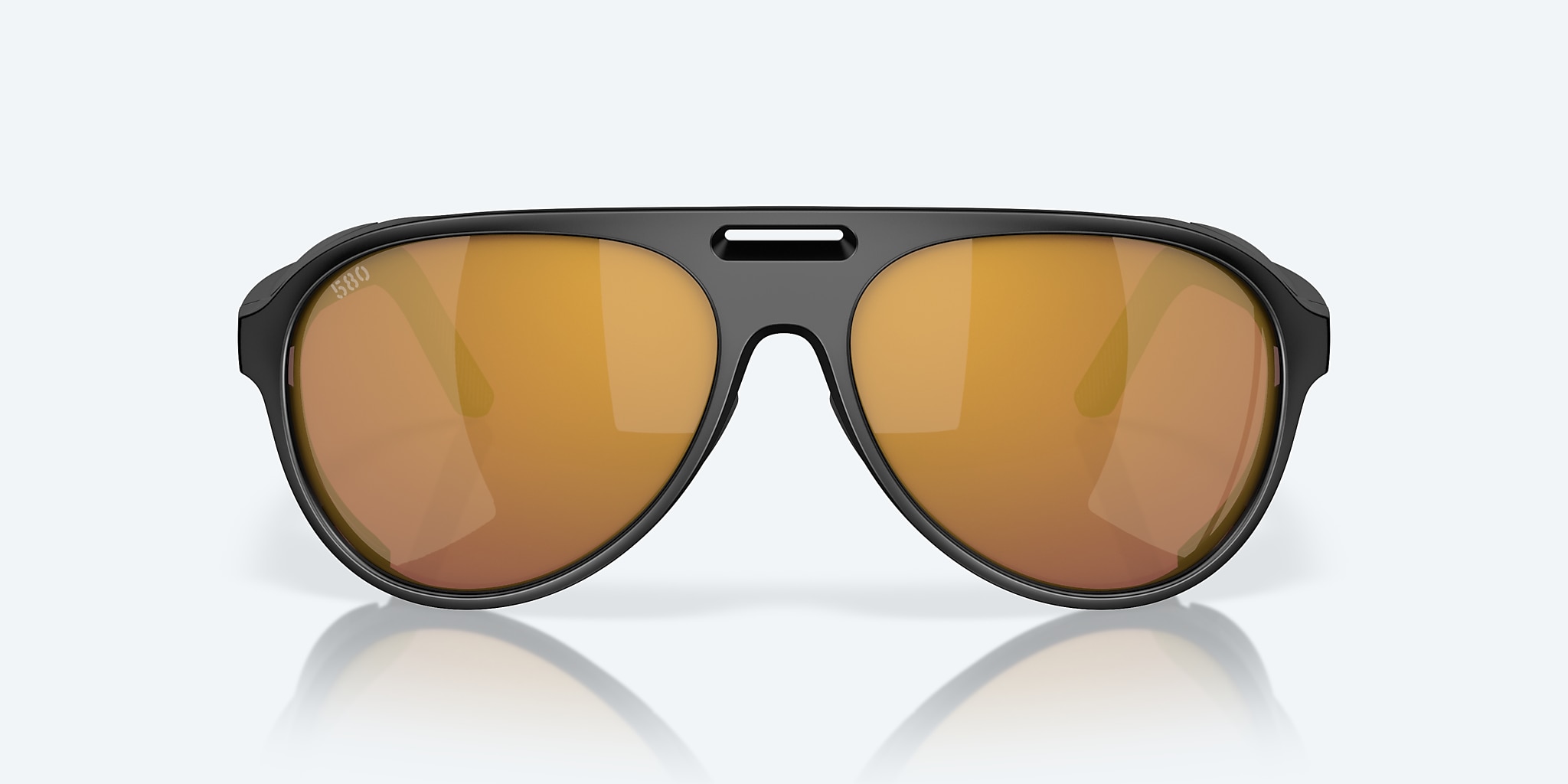 Sunglasses Costa Grand Catalina XL (59-15) with Gold Mirror lens and Matte Black frame Image 2 of 9 Sunglasses Costa Grand Catalina XL (59-15) with Gold Mirror lens and Matte Black frame Image 2 of 9