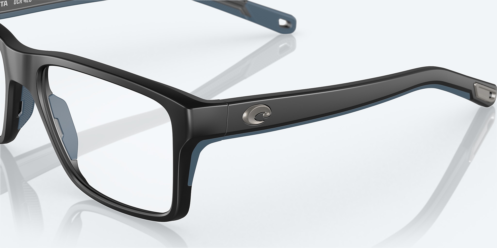 Eyeglasses Costa Ocean Ridge 420 M (53-17) with Demo Lens lens and Matte Black frame Image 6 of 7 Eyeglasses Costa Ocean Ridge 420 M (53-17) with Demo Lens lens and Matte Black frame Image 6 of 7