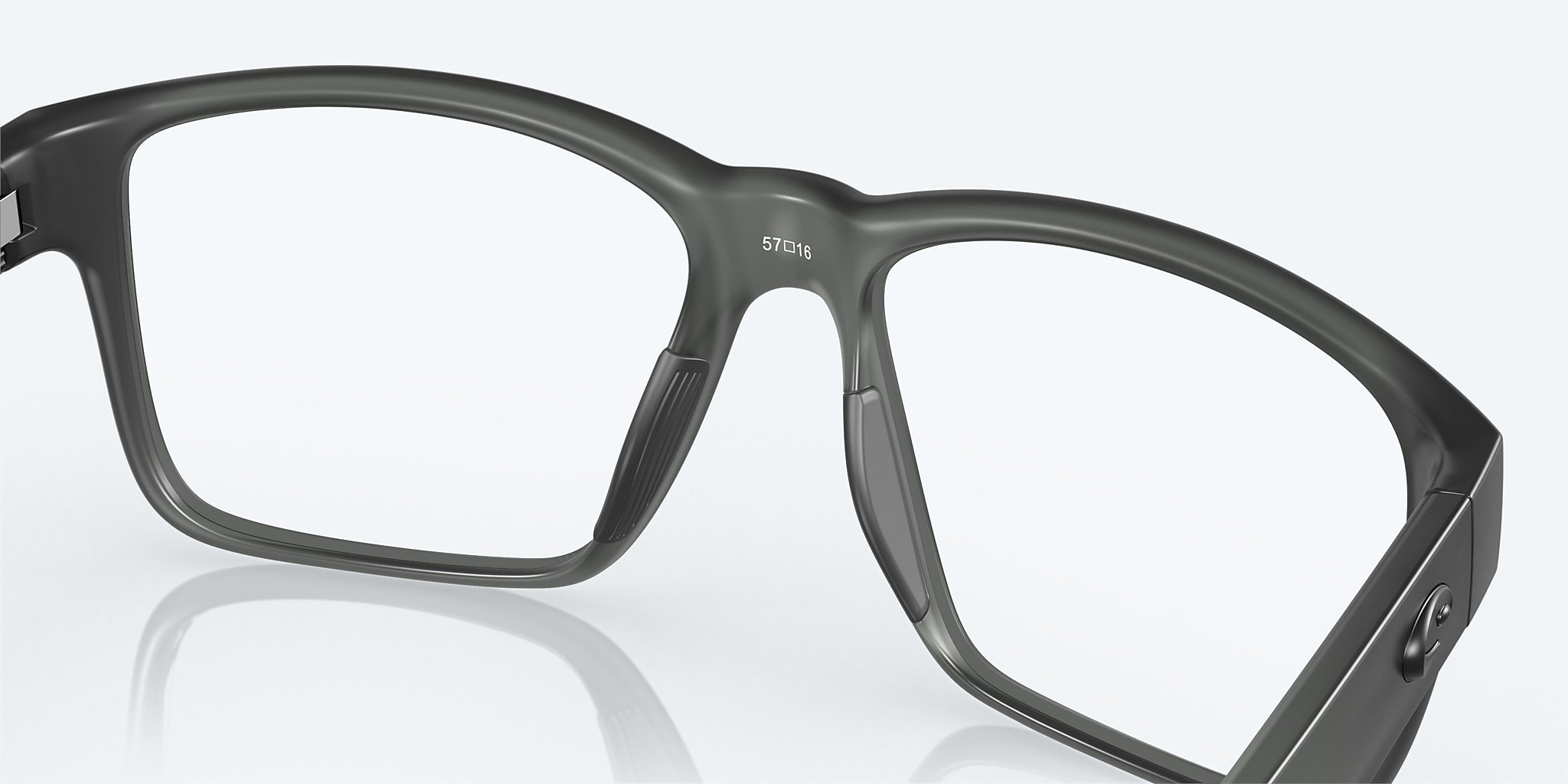 Eyeglasses Costa Paunch RX XL (57-16) with Demo Lens lens and Matte Smoke Crystal frame Image 7 of 7 Eyeglasses Costa Paunch RX XL (57-16) with Demo Lens lens and Matte Smoke Crystal frame Image 7 of 7