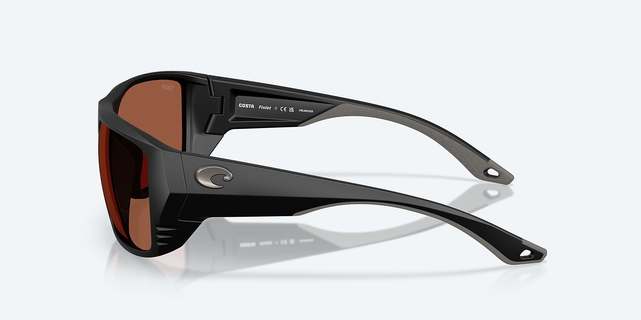 Sunglasses Costa Finlet L (59-19) with Copper lens and Matte Black frame Image 3 of 7 Sunglasses Costa Finlet L (59-19) with Copper lens and Matte Black frame Image 3 of 7