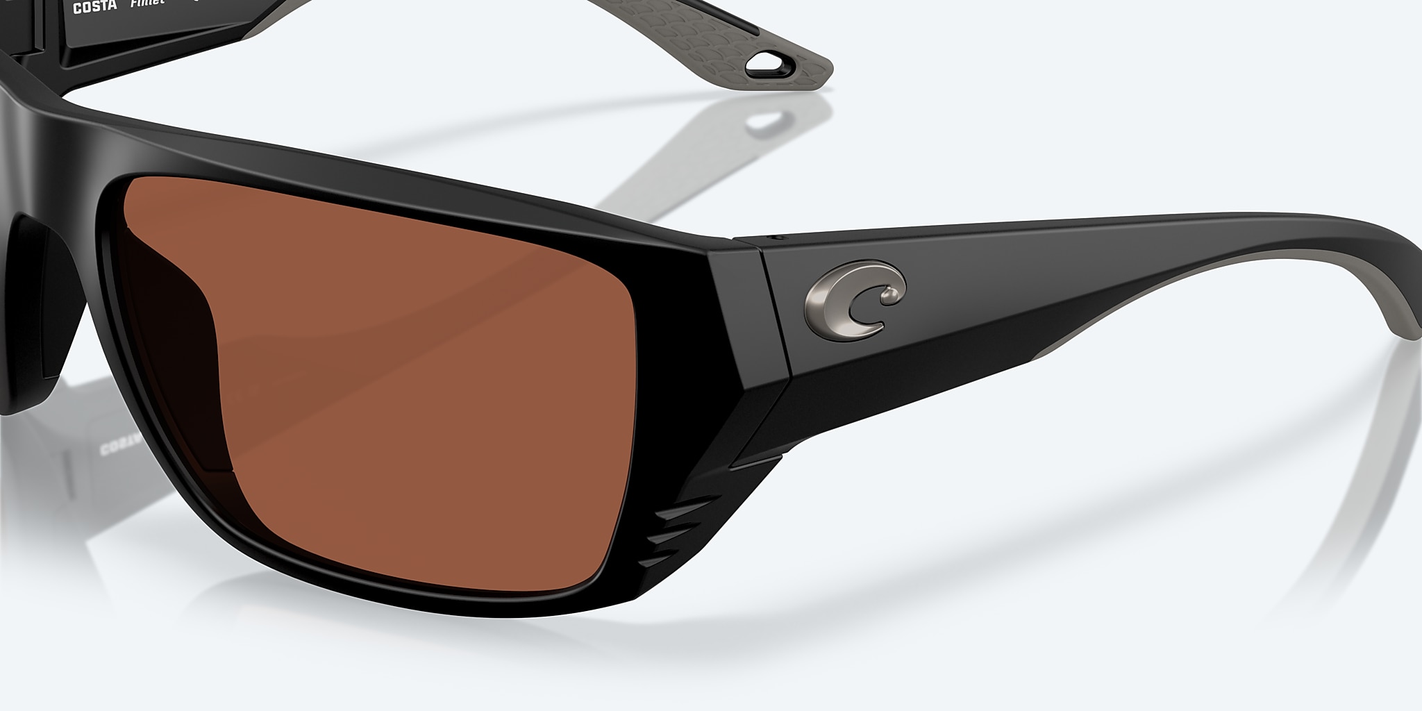 Sunglasses Costa Finlet L (59-19) with Copper lens and Matte Black frame Image 6 of 7 Sunglasses Costa Finlet L (59-19) with Copper lens and Matte Black frame Image 6 of 7