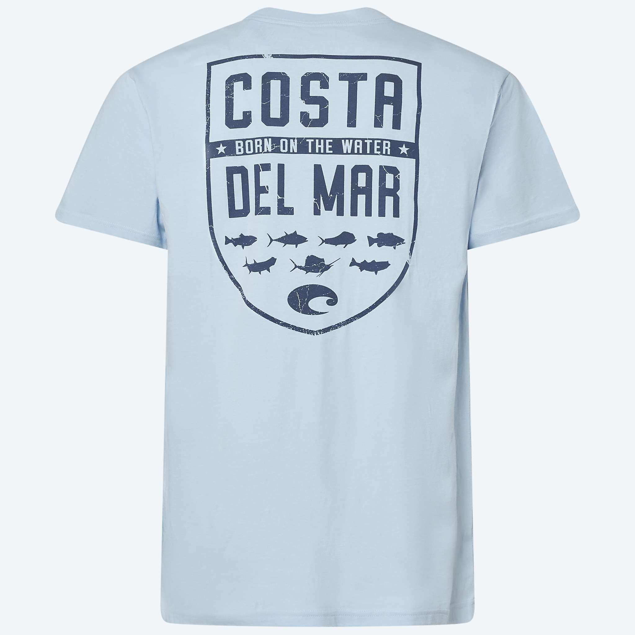 Apparel Light Blue Costa Species Shield SS Image 1 of 3 Apparel Light Blue Costa Species Shield SS Image 1 of 3