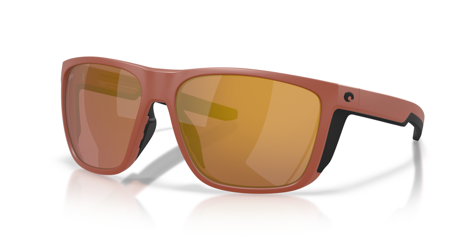 Costa Ferg XL XXL (62-16) with Gold Mirror lenses and Matte Terra