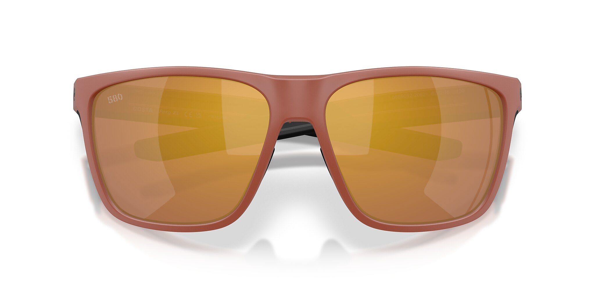 Costa Ferg XL XXL (62-16) with Gold Mirror lenses and Matte Terra