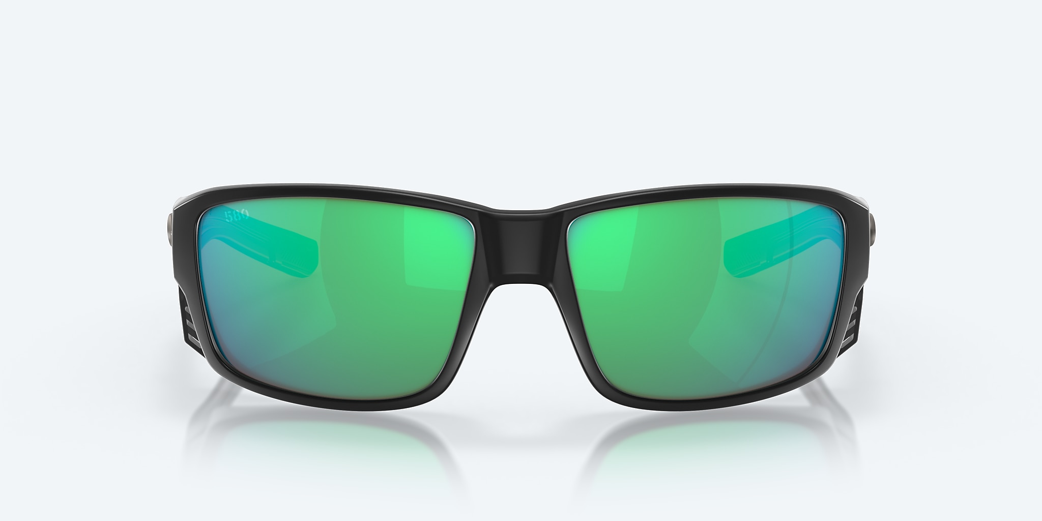 Sunglasses Costa Tuna Alley PRO L (60-16) with Green Mirror lens and Matte Black frame Image 2 of 7 Sunglasses Costa Tuna Alley PRO L (60-16) with Green Mirror lens and Matte Black frame Image 2 of 7