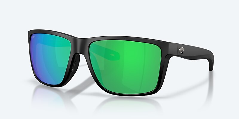 Sunglasses Costa Broadbill II XL XXL (62-15) with Green Mirror lens and Matte Black frame Image 1 of 8