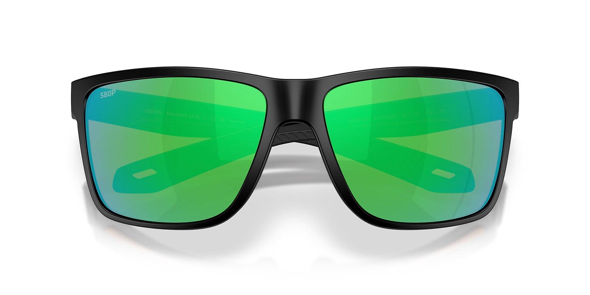 Suchmos ボトル ライトグリーン Costa Broadbill II XL XXL (62-15) with Green Mirror lenses and