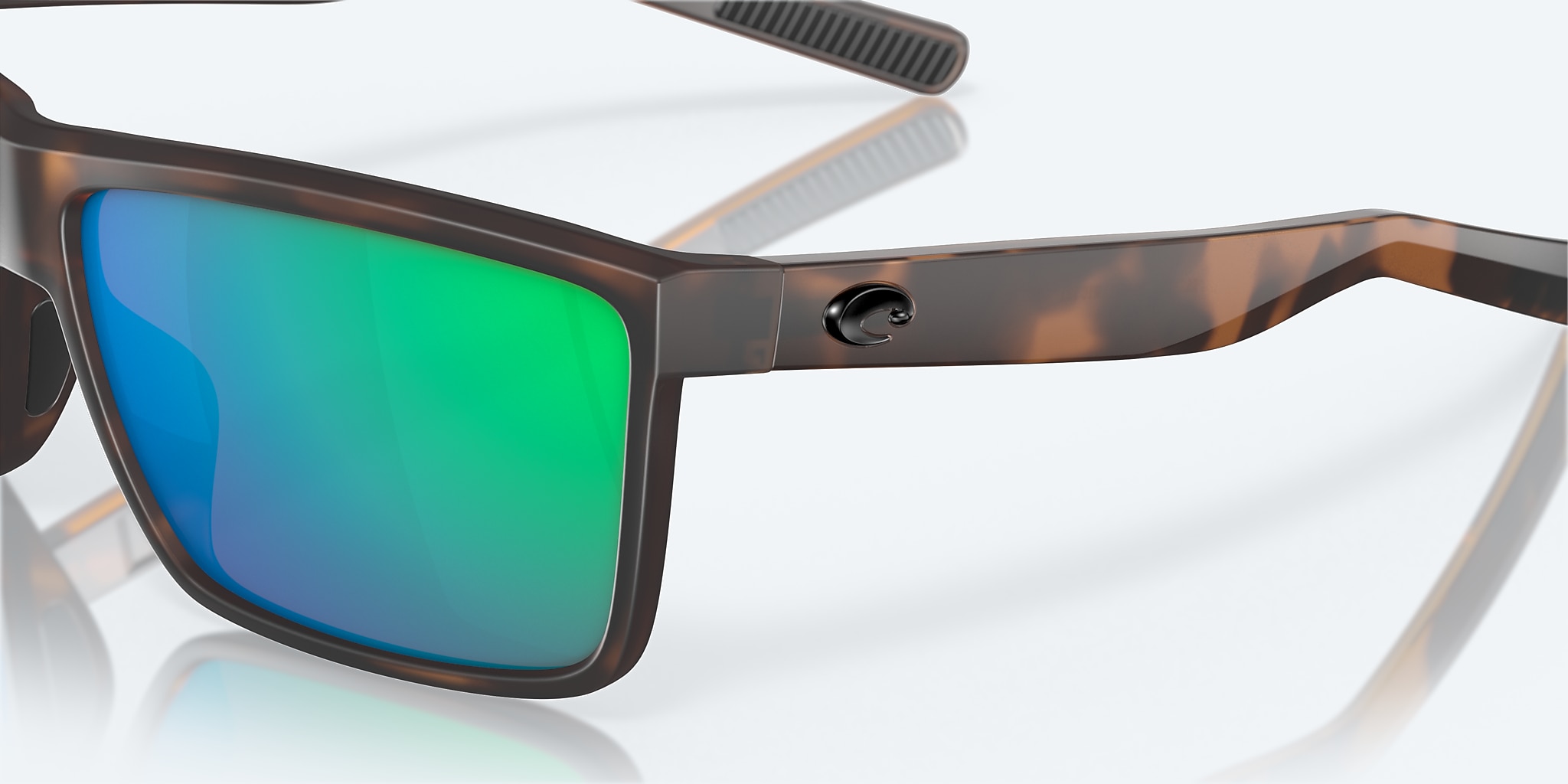 Sunglasses Costa Rinconcito M (60-12) with Green Mirror lens and Matte Tortoise frame Image 6 of 7 Sunglasses Costa Rinconcito M (60-12) with Green Mirror lens and Matte Tortoise frame Image 6 of 7