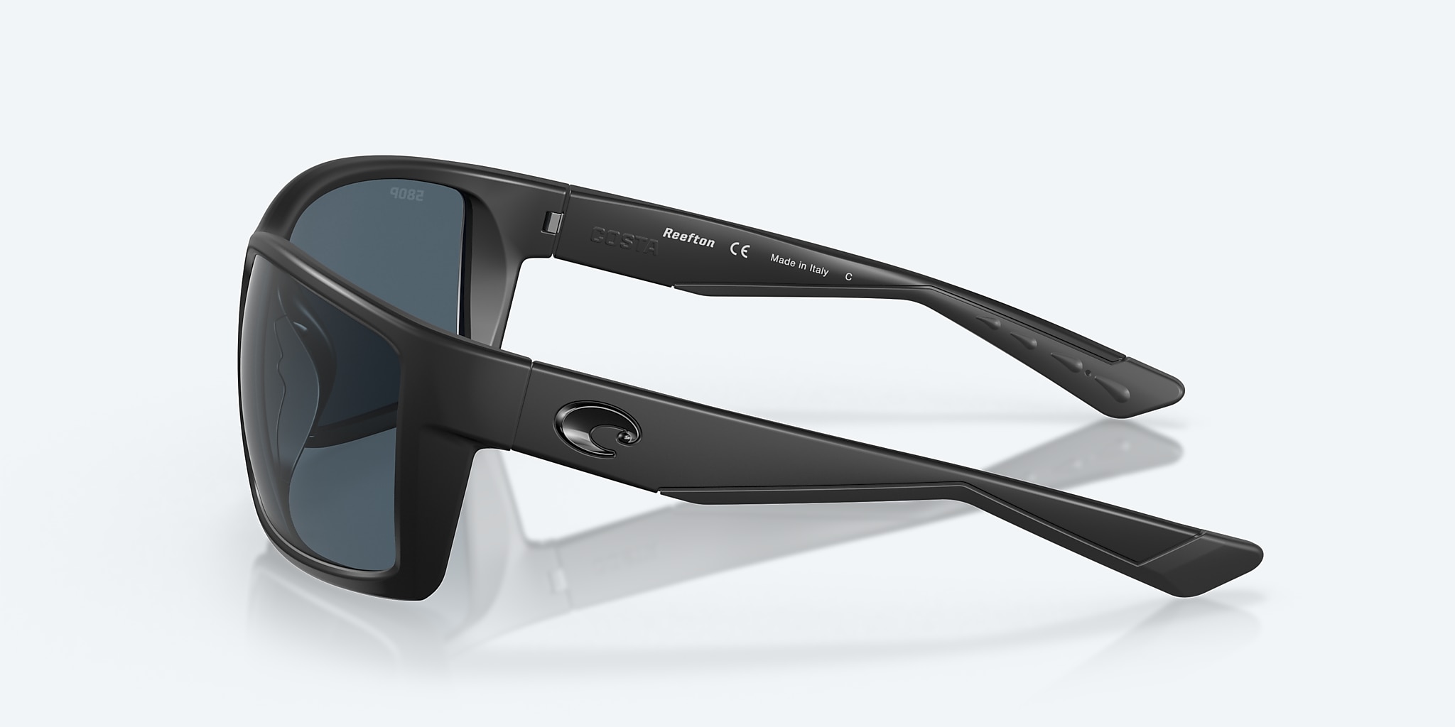 Sunglasses Costa Reefton XL (64-15) with Gray lens and Blackout frame Image 3 of 7 Sunglasses Costa Reefton XL (64-15) with Gray lens and Blackout frame Image 3 of 7