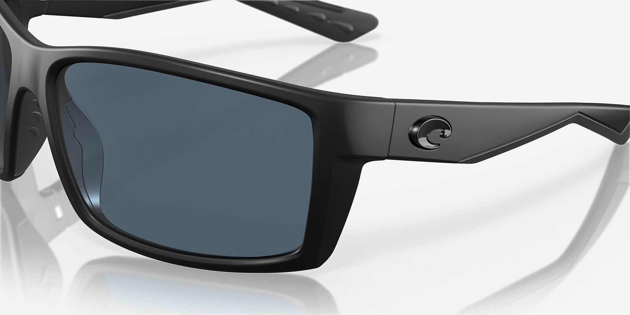 Sunglasses Costa Reefton XL (64-15) with Gray lens and Blackout frame Image 6 of 7 Sunglasses Costa Reefton XL (64-15) with Gray lens and Blackout frame Image 6 of 7