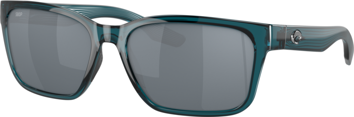 Costa Palmas XL (57-17) with Gray Silver Mirror lenses and Teal