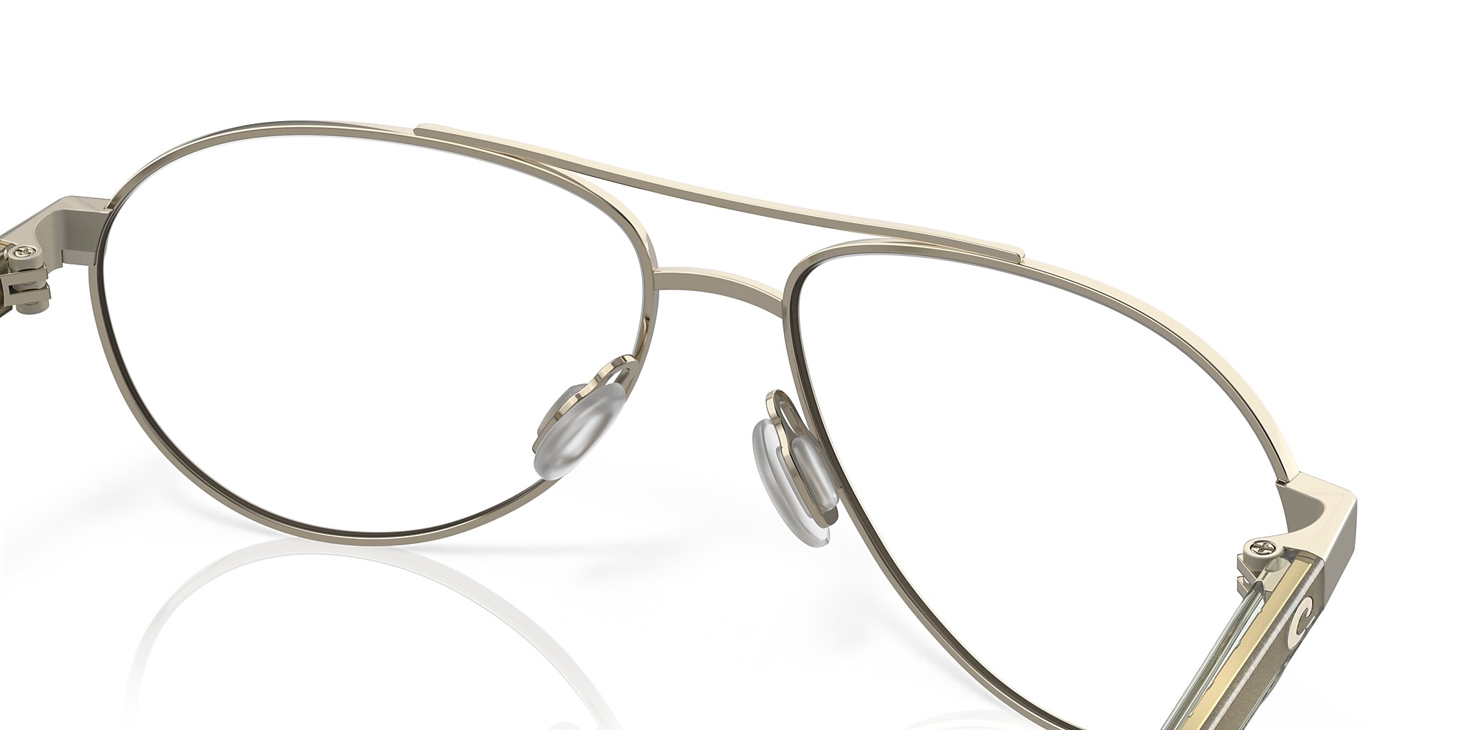 Costa Fernandina RX S (57-15) with Demo Lens lenses and Gold frame