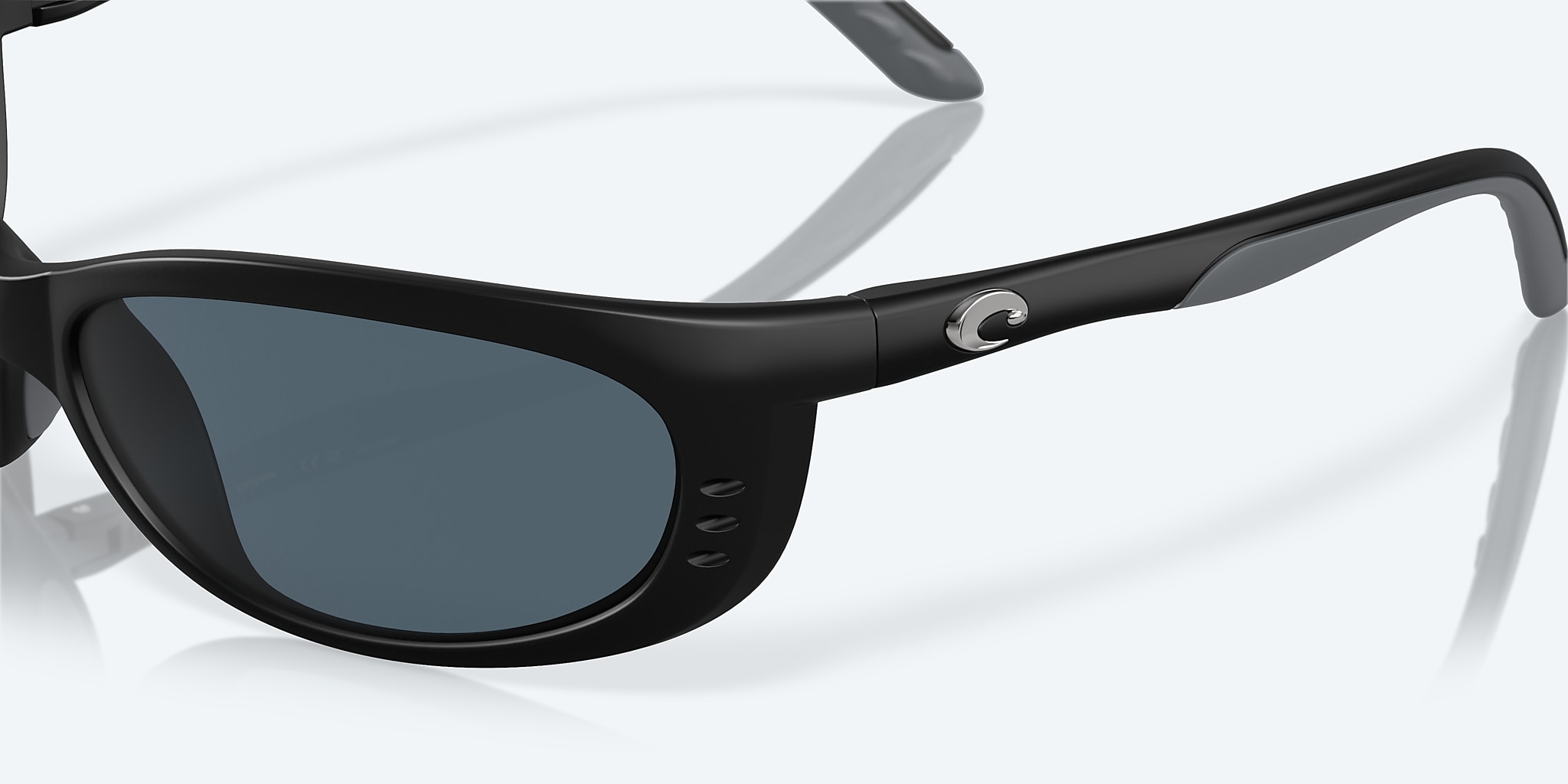 Sunglasses Costa Fathom L (61-16) with Gray lens and Matte Black frame Image 6 of 7 Sunglasses Costa Fathom L (61-16) with Gray lens and Matte Black frame Image 6 of 7