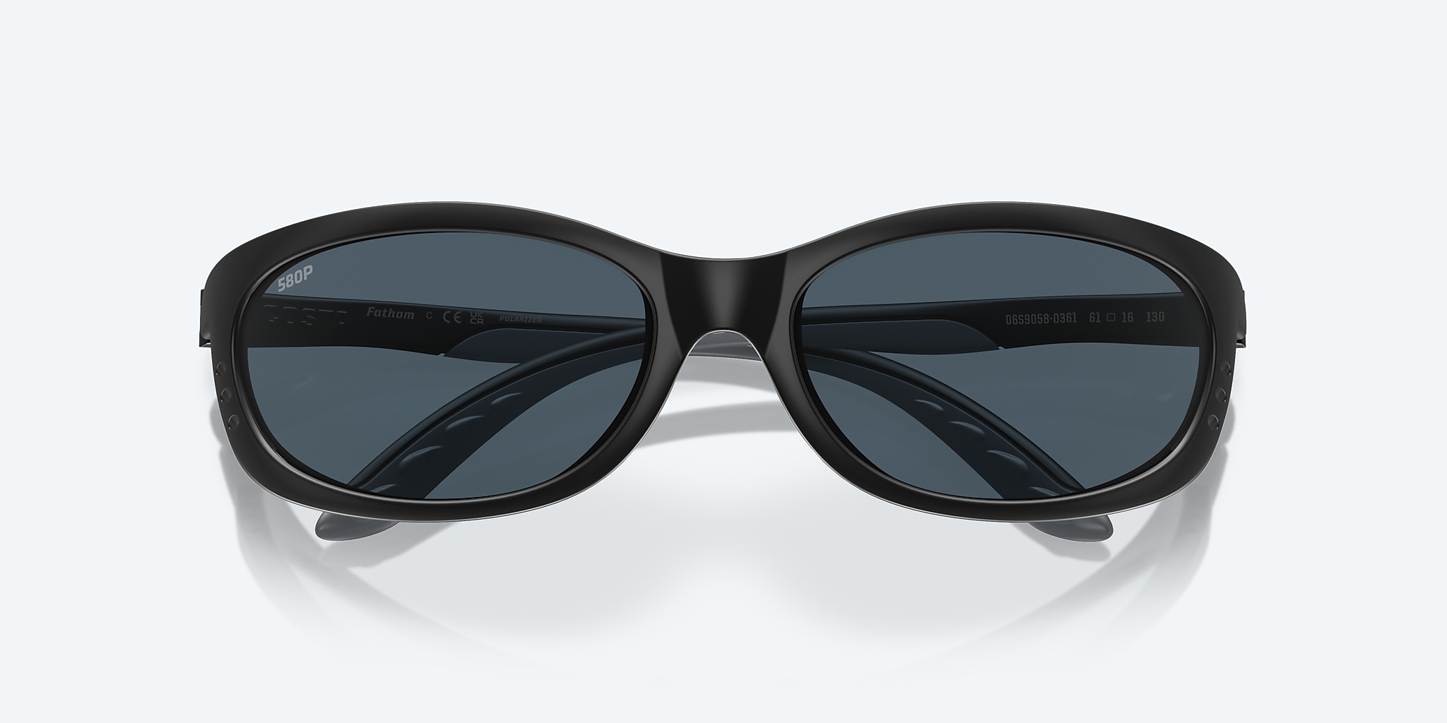 Sunglasses Costa Fathom L (61-16) with Gray lens and Matte Black frame Image 5 of 7 Sunglasses Costa Fathom L (61-16) with Gray lens and Matte Black frame Image 5 of 7