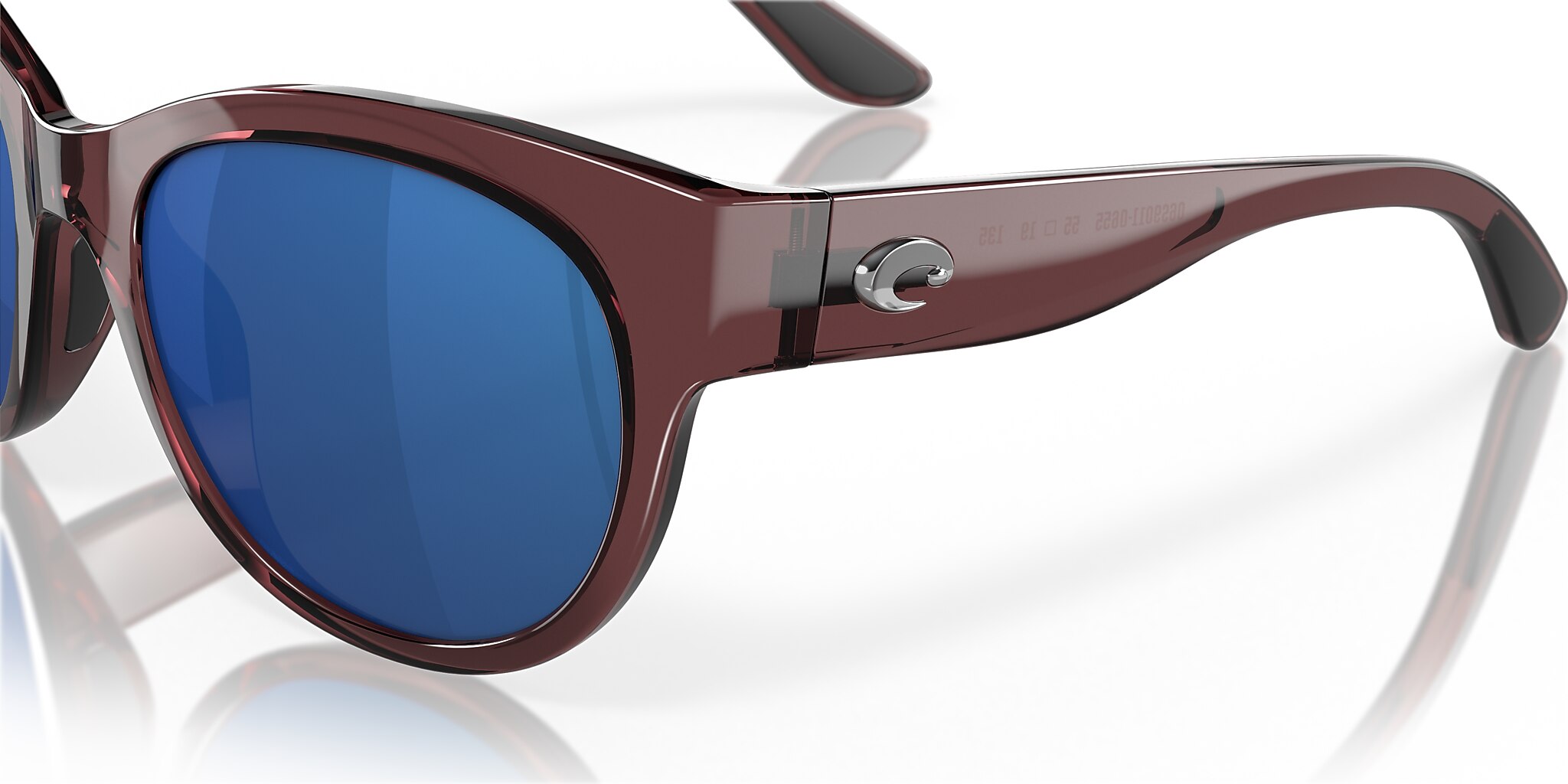 Costa Maya XL (55-19) with Blue Mirror lenses and Shiny Urchin