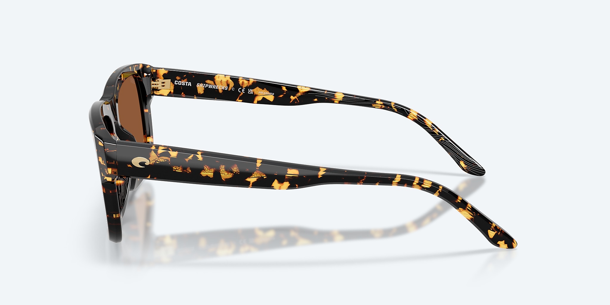 Sunglasses Costa Shipwrecks M (54-18) with Copper lens and Tortoise frame Image 3 of 7