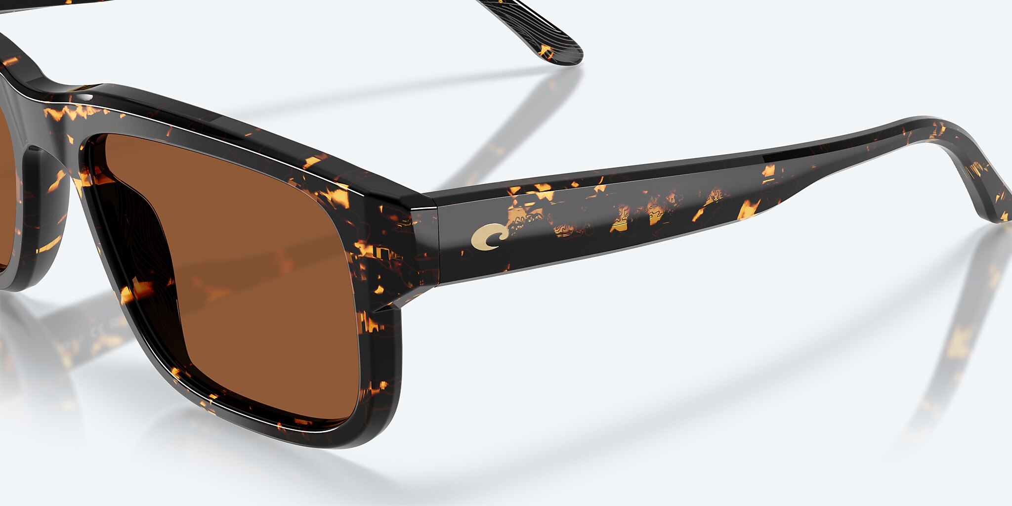 Sunglasses Costa Shipwrecks M (54-18) with Copper lens and Tortoise frame Image 6 of 7