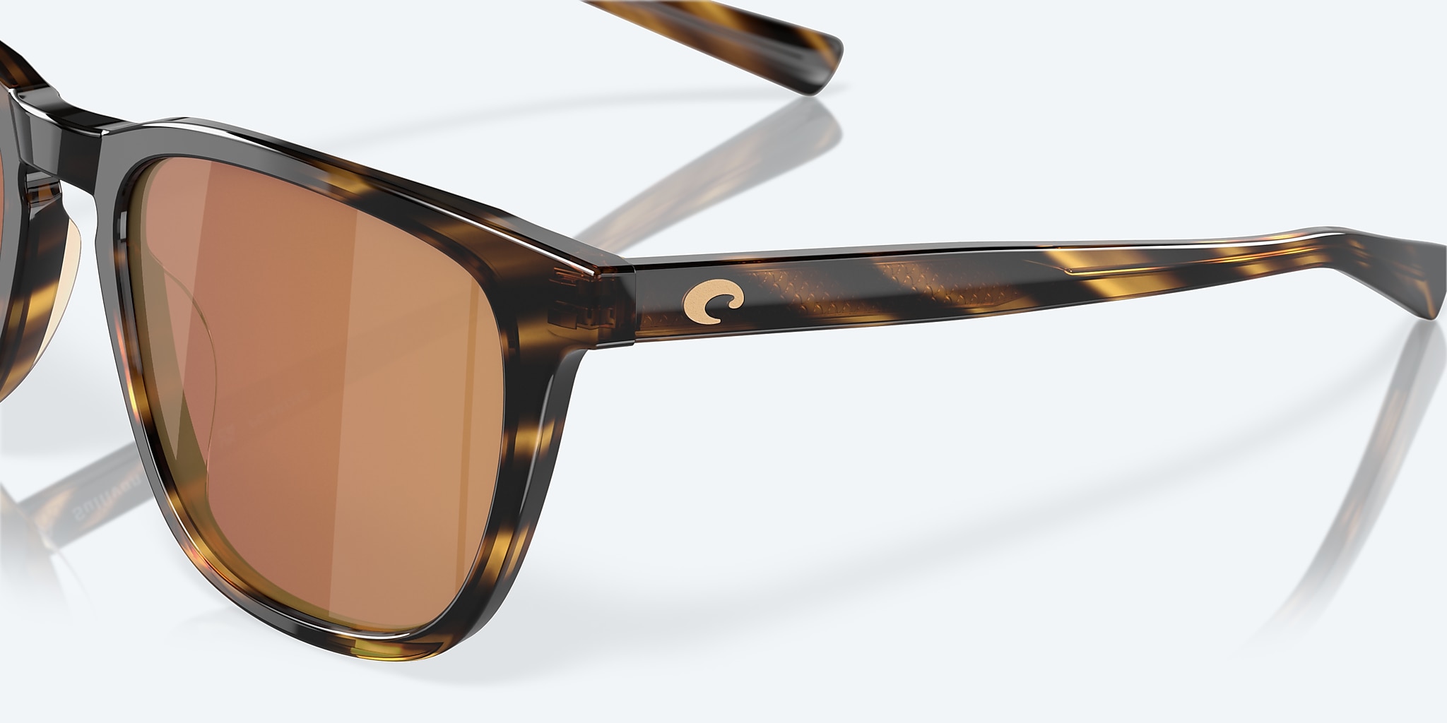 Sunglasses Costa Sullivan M (53-19) with Gold Mirror lens and Tortoise frame Image 7 of 8 Sunglasses Costa Sullivan M (53-19) with Gold Mirror lens and Tortoise frame Image 7 of 8