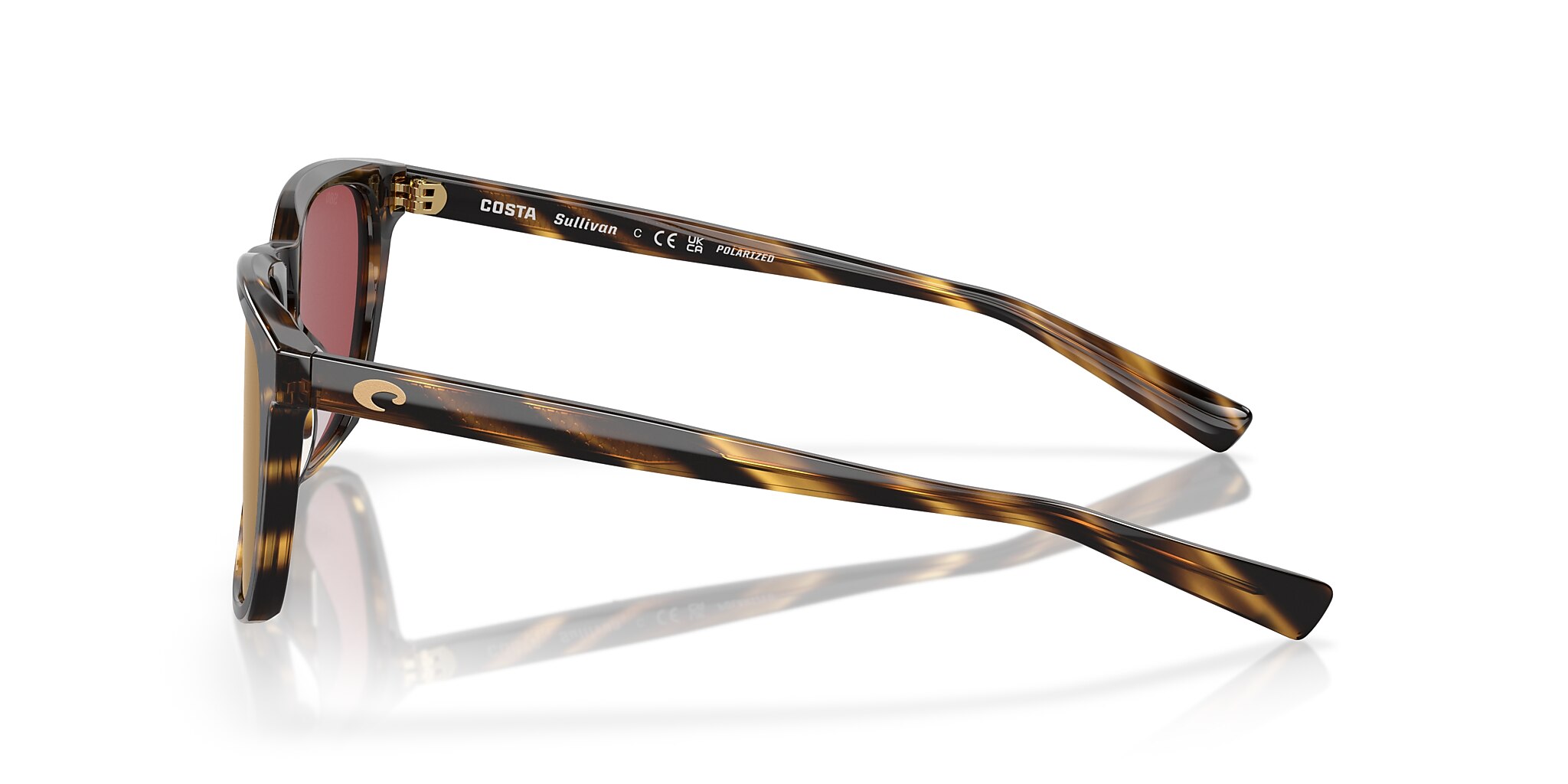 Costa Sullivan M (53-19) with Gold Mirror lenses and Tortoise
