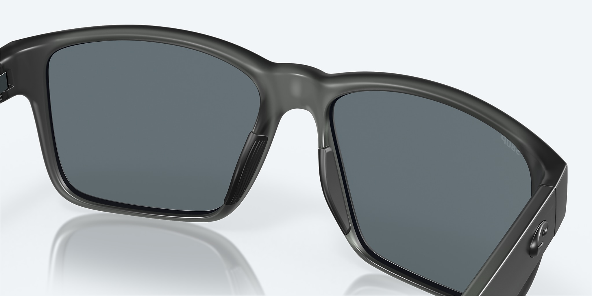 Sunglasses Costa Paunch XL (57-16) with Blue Mirror lens and Matte Smoke Crystal frame Image 7 of 8 Sunglasses Costa Paunch XL (57-16) with Blue Mirror lens and Matte Smoke Crystal frame Image 7 of 8