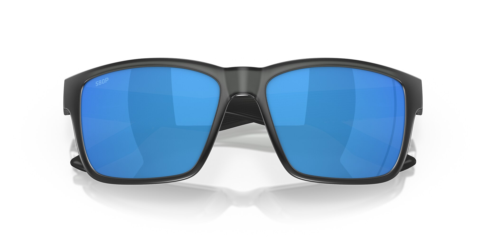 Costa Paunch XL (57-16) with Blue Mirror lenses and Matte Smoke