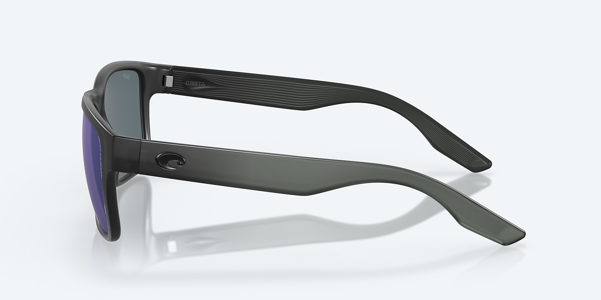 Sunglasses Costa Paunch XL (57-16) with Blue Mirror lens and Matte Smoke Crystal frame Image 3 of 8 Sunglasses Costa Paunch XL (57-16) with Blue Mirror lens and Matte Smoke Crystal frame Image 3 of 8