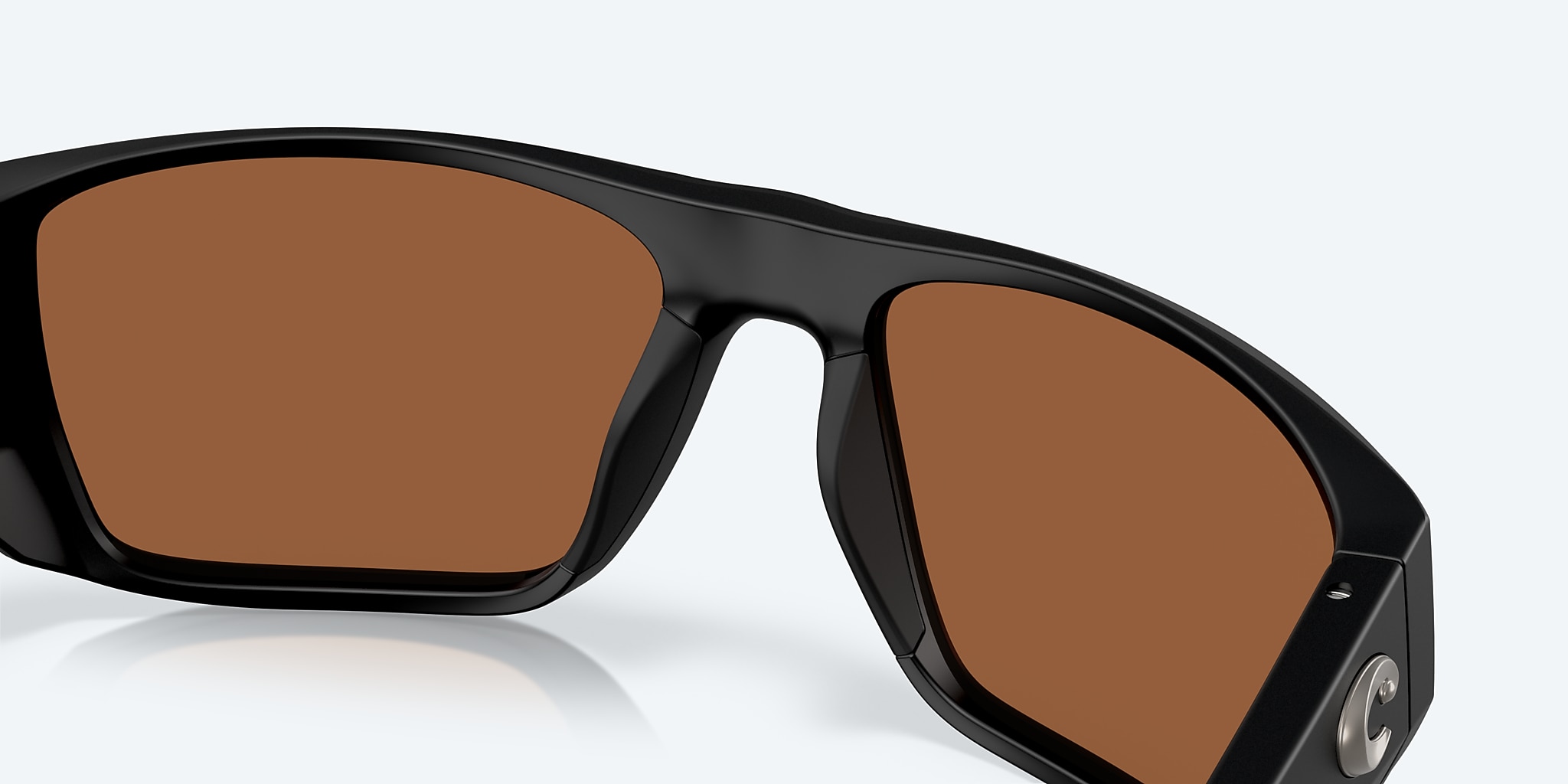Sunglasses Costa Finlet L (59-19) with Copper Silver Mirror lens and Matte Black frame Image 7 of 7 Sunglasses Costa Finlet L (59-19) with Copper Silver Mirror lens and Matte Black frame Image 7 of 7