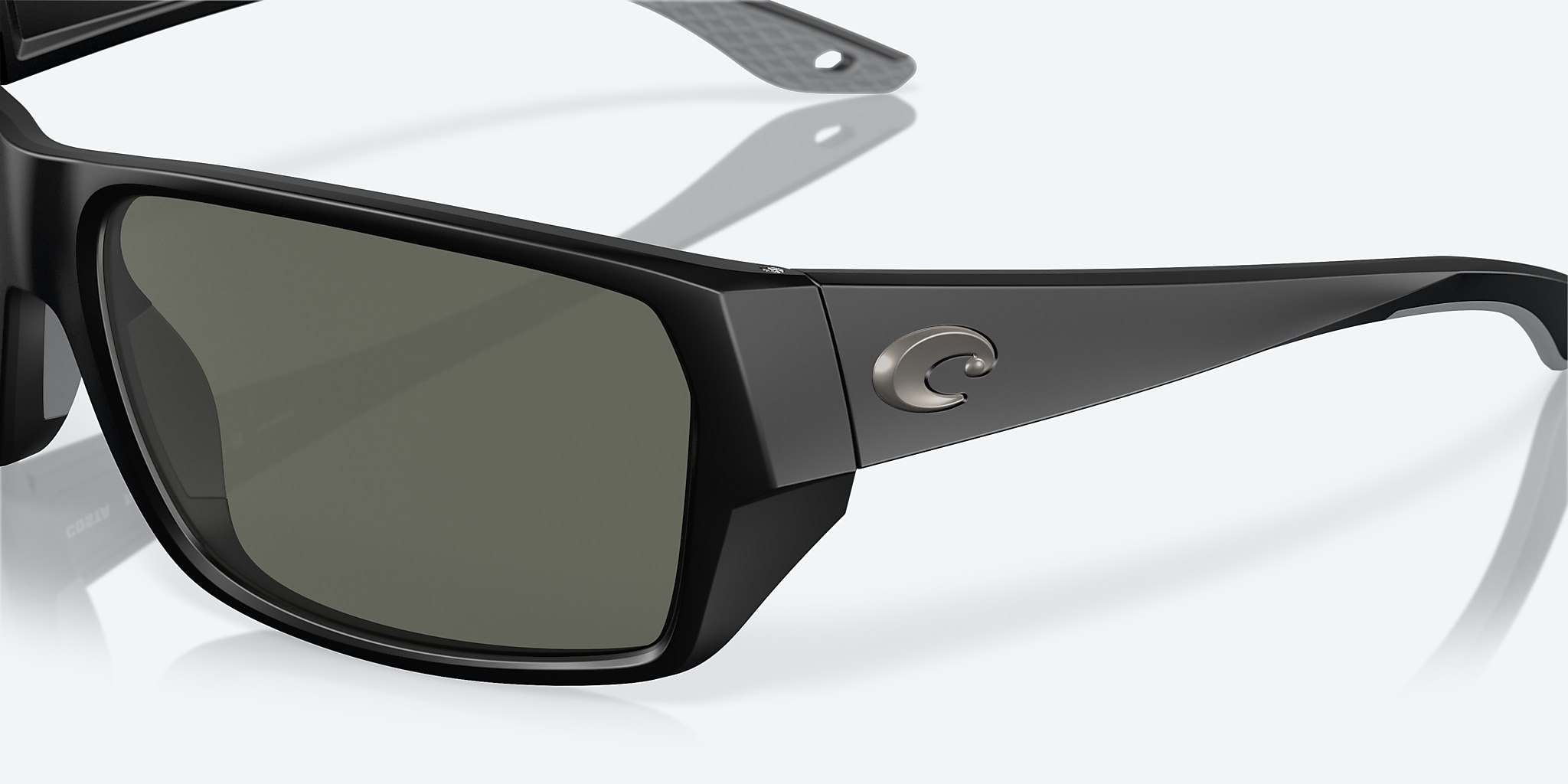 Sunglasses Costa Tailfin M (60-17) with Gray lens and Matte Black frame Image 6 of 7 Sunglasses Costa Tailfin M (60-17) with Gray lens and Matte Black frame Image 6 of 7