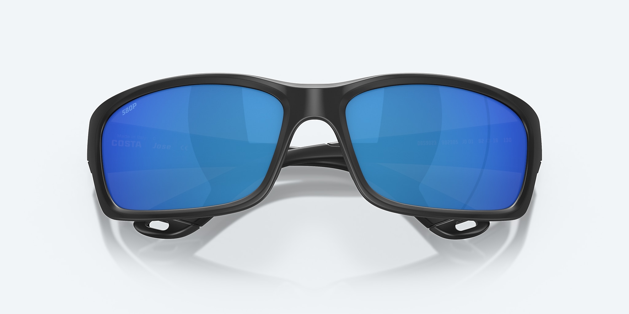 Sunglasses Costa Jose L (62-16) with Blue Mirror lens and Blackout frame Image 6 of 9 Sunglasses Costa Jose L (62-16) with Blue Mirror lens and Blackout frame Image 6 of 9