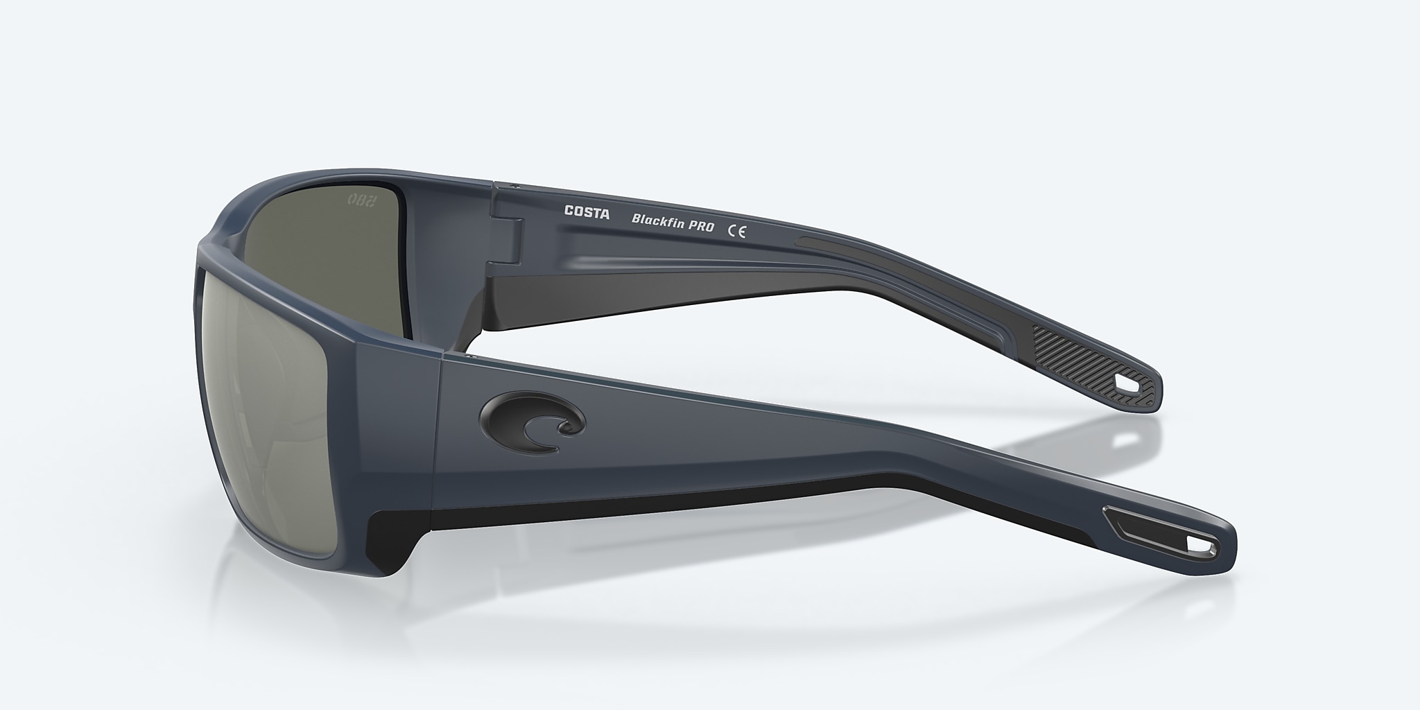 Sunglasses Costa Blackfin PRO L (60-16) with Gray Silver Mirror lens and Midnight Blue frame Image 3 of 7 Sunglasses Costa Blackfin PRO L (60-16) with Gray Silver Mirror lens and Midnight Blue frame Image 3 of 7