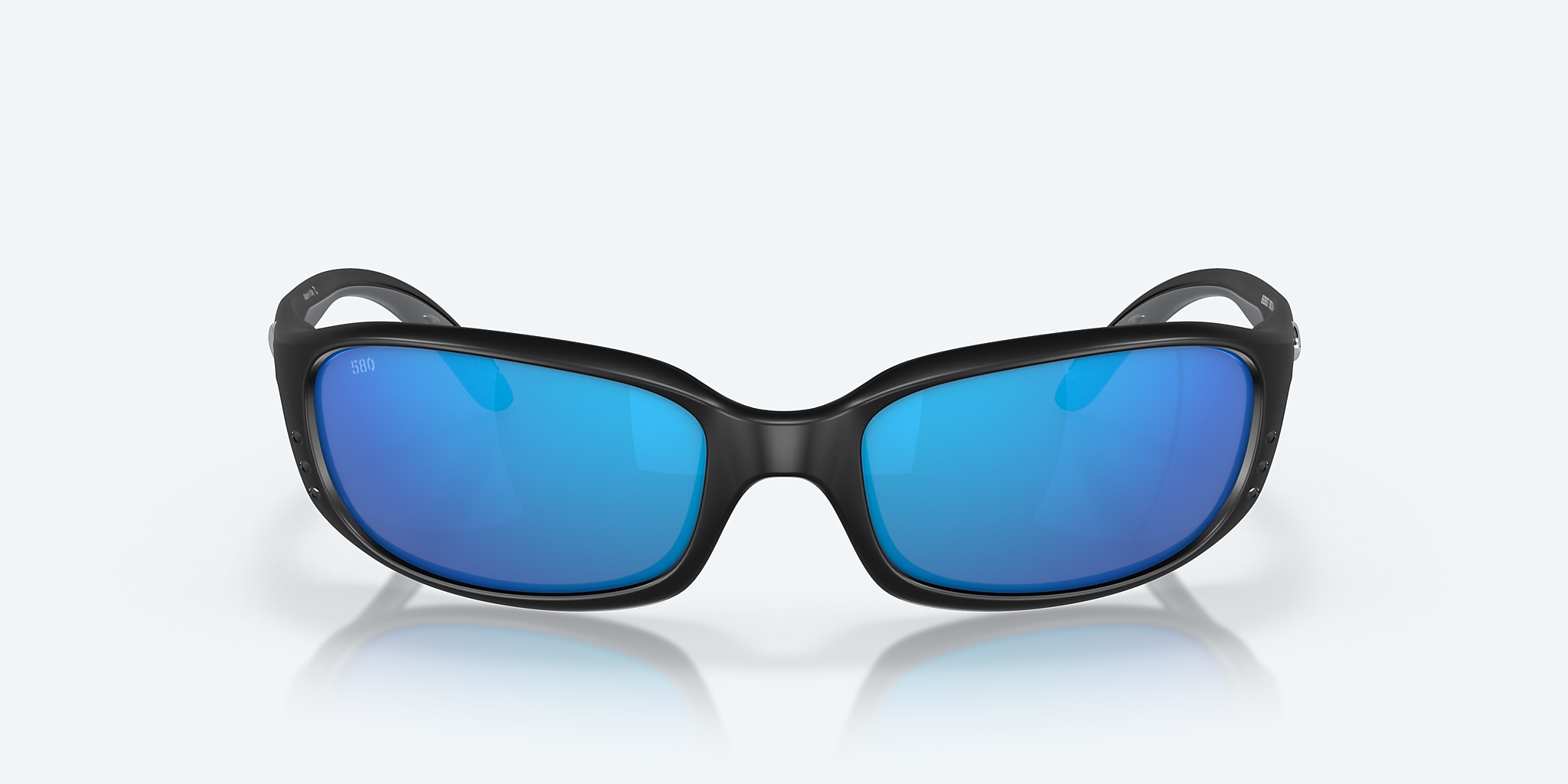Sunglasses Costa Brine S (59-18) with Blue Mirror lens and Matte Black frame Image 2 of 7 Sunglasses Costa Brine S (59-18) with Blue Mirror lens and Matte Black frame Image 2 of 7