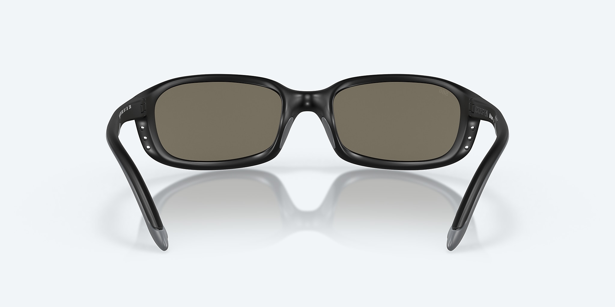 Sunglasses Costa Brine S (59-18) with Blue Mirror lens and Matte Black frame Image 4 of 7 Sunglasses Costa Brine S (59-18) with Blue Mirror lens and Matte Black frame Image 4 of 7