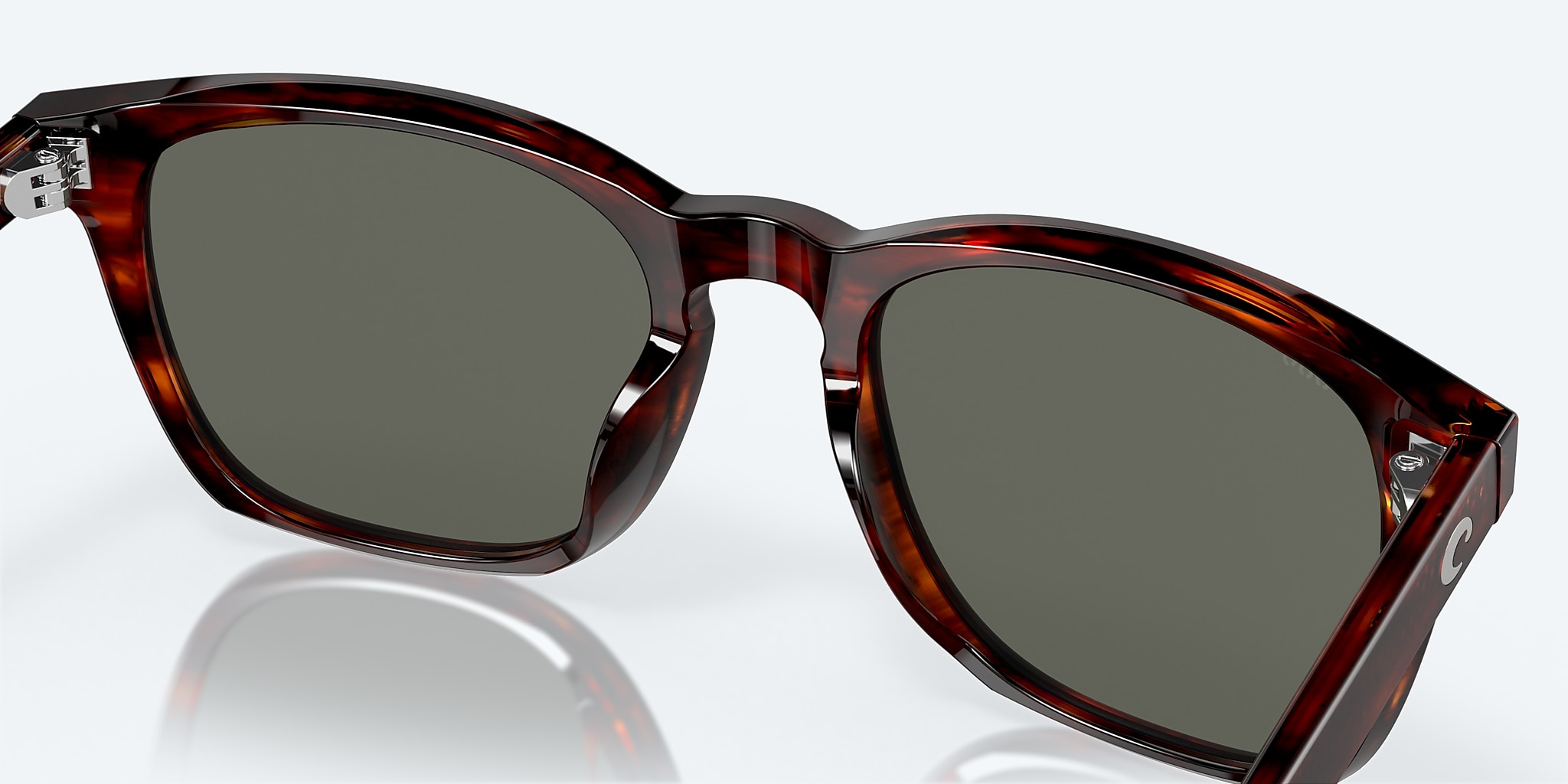 Sunglasses Costa Sullivan M (53-19) with Gray lens and Matte Tortoise frame Image 7 of 7 Sunglasses Costa Sullivan M (53-19) with Gray lens and Matte Tortoise frame Image 7 of 7