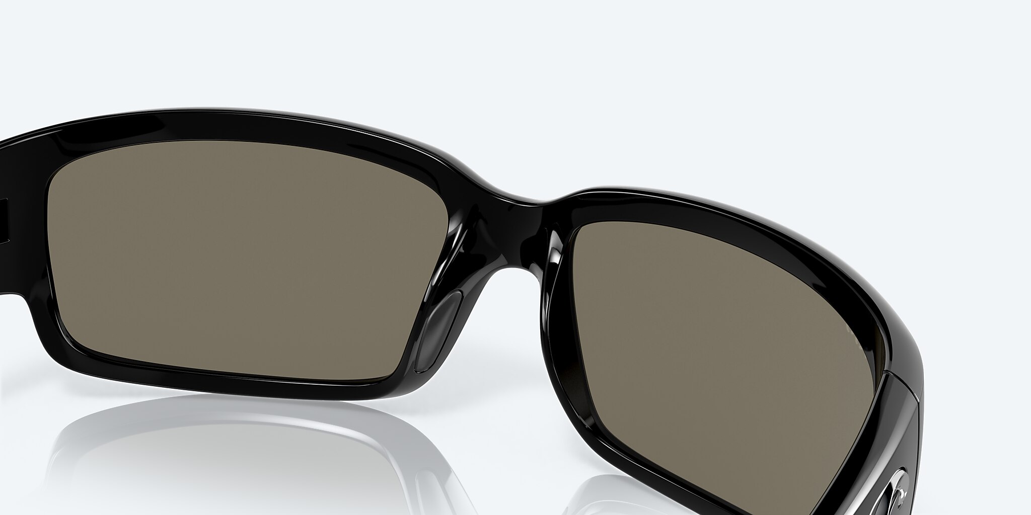 Sunglasses Costa Caballito M (59-15) with Blue Mirror lens and Shiny Black frame Image 7 of 7