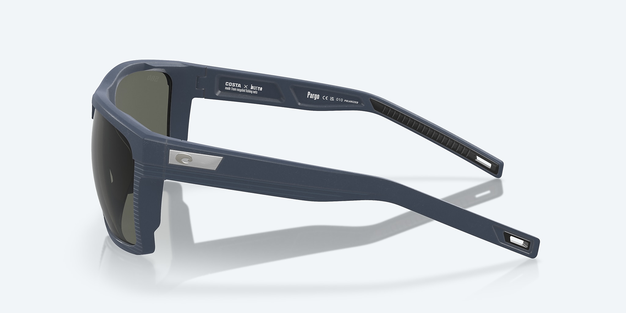Sunglasses Costa Pargo L (61-17) with Gray lens and Midnight Blue frame Image 3 of 7 Sunglasses Costa Pargo L (61-17) with Gray lens and Midnight Blue frame Image 3 of 7