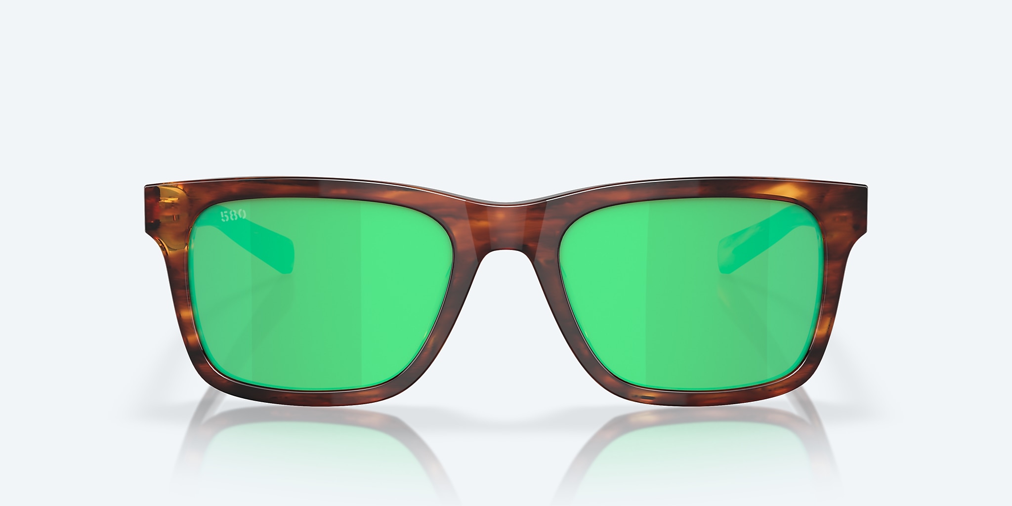 Sunglasses Costa Tybee M (55-19) with Green Mirror lens and Tortoise frame Image 2 of 7 Sunglasses Costa Tybee M (55-19) with Green Mirror lens and Tortoise frame Image 2 of 7