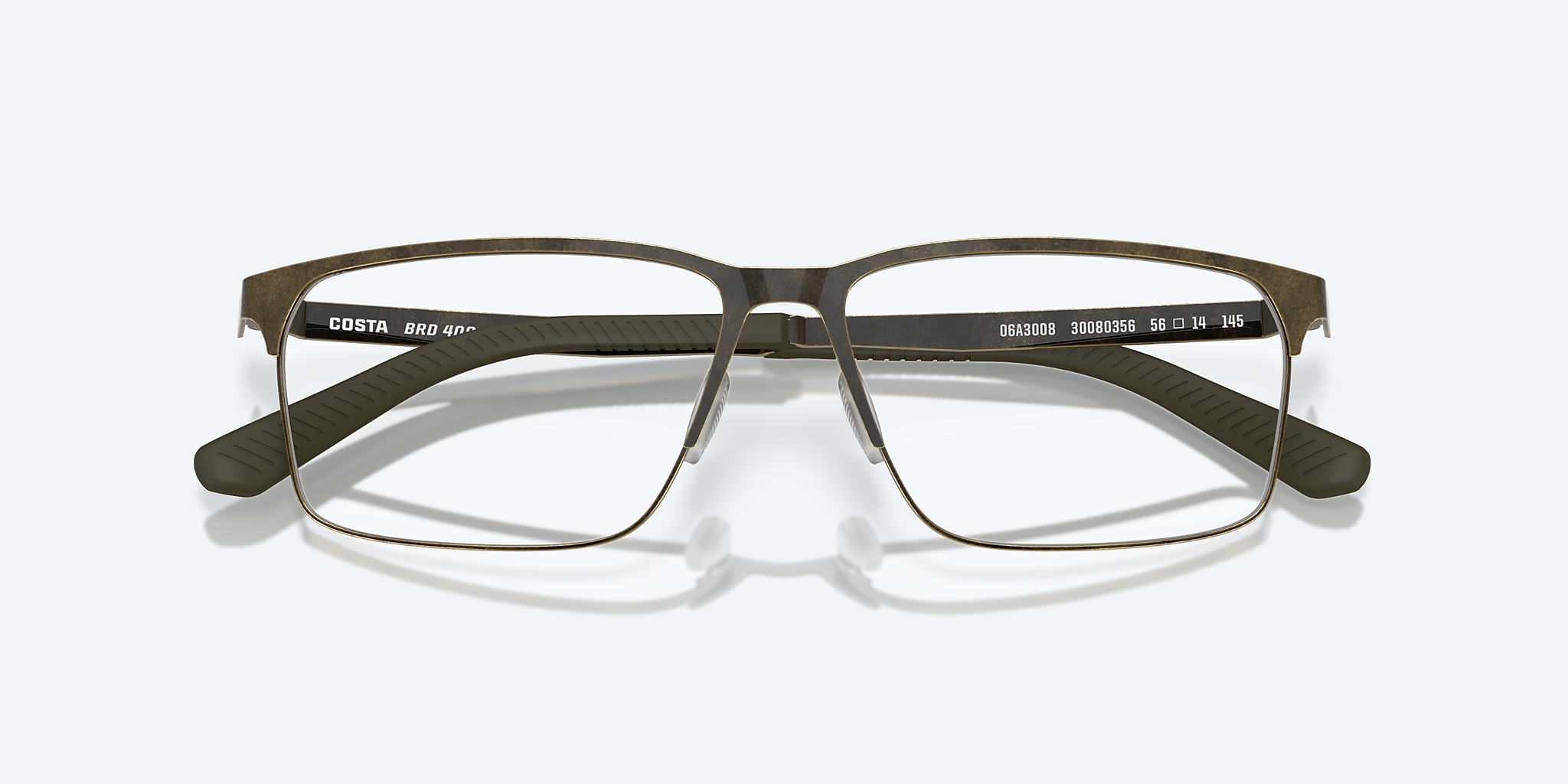 Eyeglasses Costa Bimini Road 400 S (54-14) with DEMO LENS lens and Weathered Brass frame Image 5 of 7 Eyeglasses Costa Bimini Road 400 S (54-14) with DEMO LENS lens and Weathered Brass frame Image 5 of 7