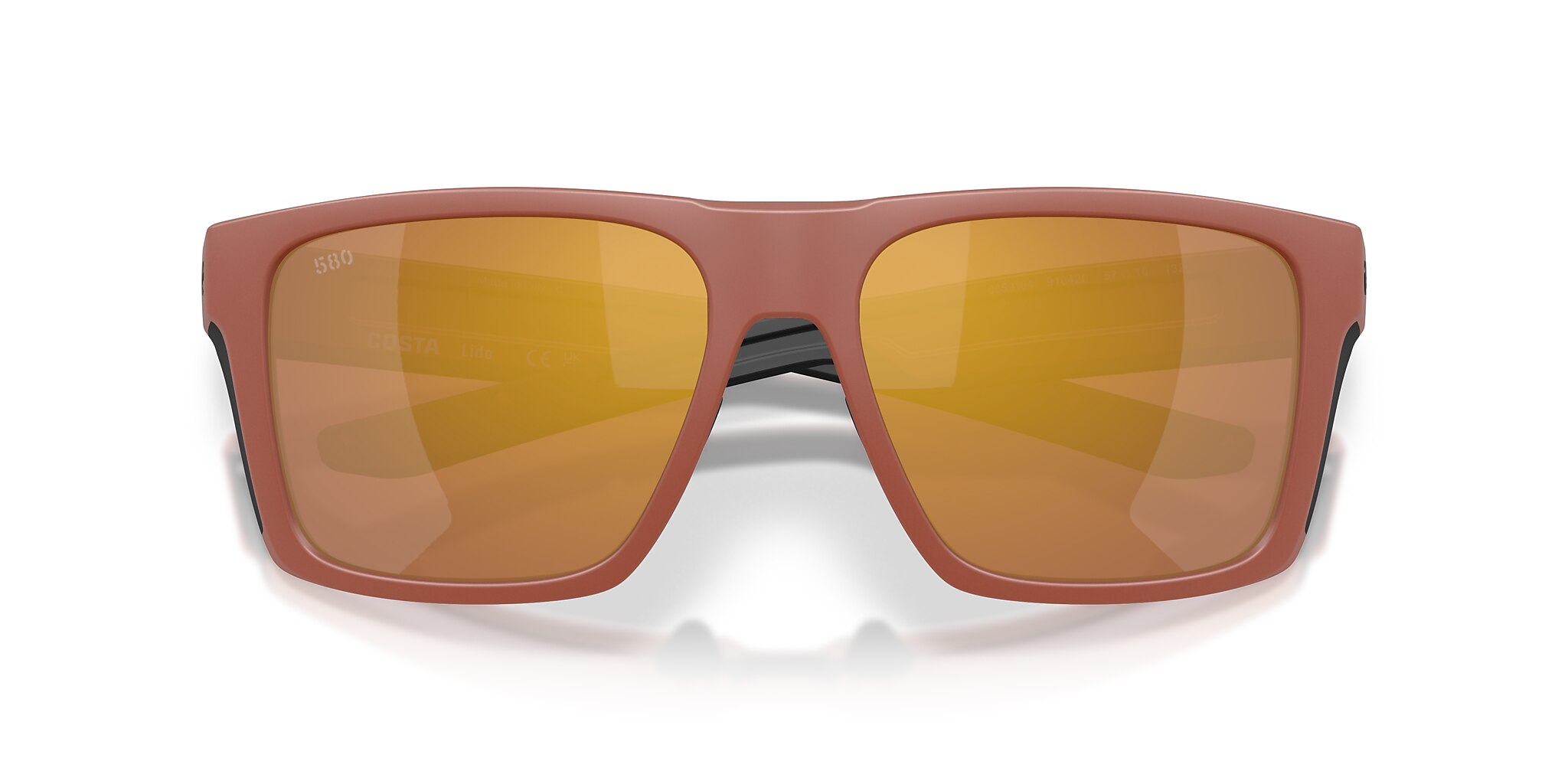 Costa Lido XL (57-16) with Gold Mirror lenses and Matte Terra