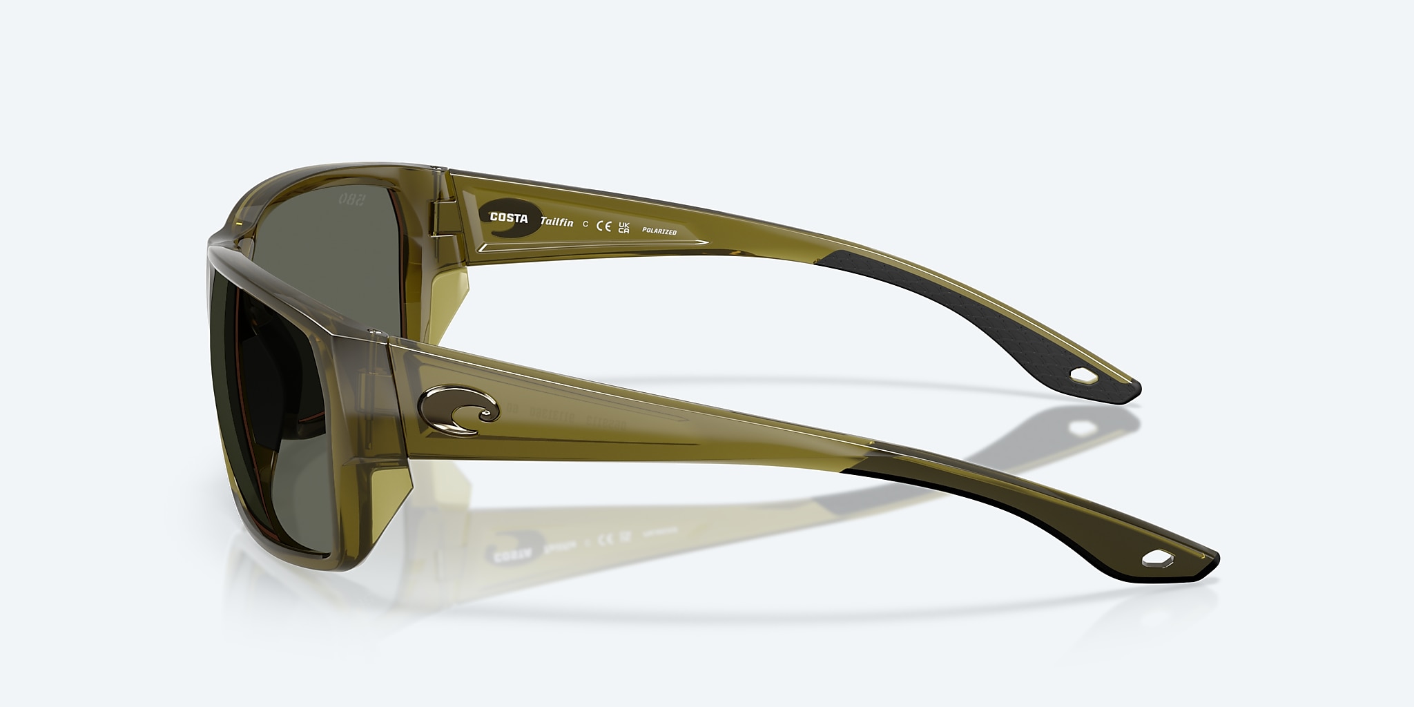 Sunglasses Costa Tailfin M (60-17) with Gray lens and Seagrass frame Image 3 of 7 Sunglasses Costa Tailfin M (60-17) with Gray lens and Seagrass frame Image 3 of 7