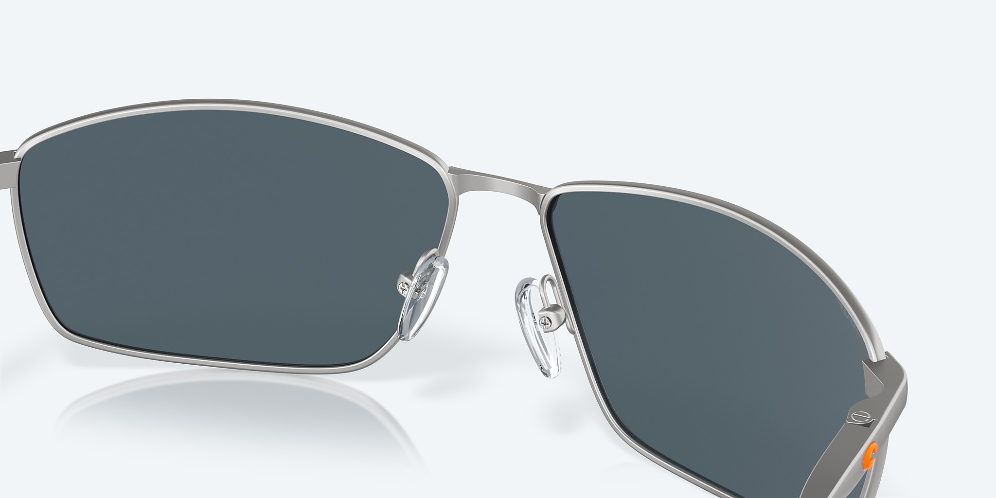 Sunglasses Costa Turret L (63-15) with Gray Silver Mirror lens and Matte Silver frame Image 7 of 7 Sunglasses Costa Turret L (63-15) with Gray Silver Mirror lens and Matte Silver frame Image 7 of 7