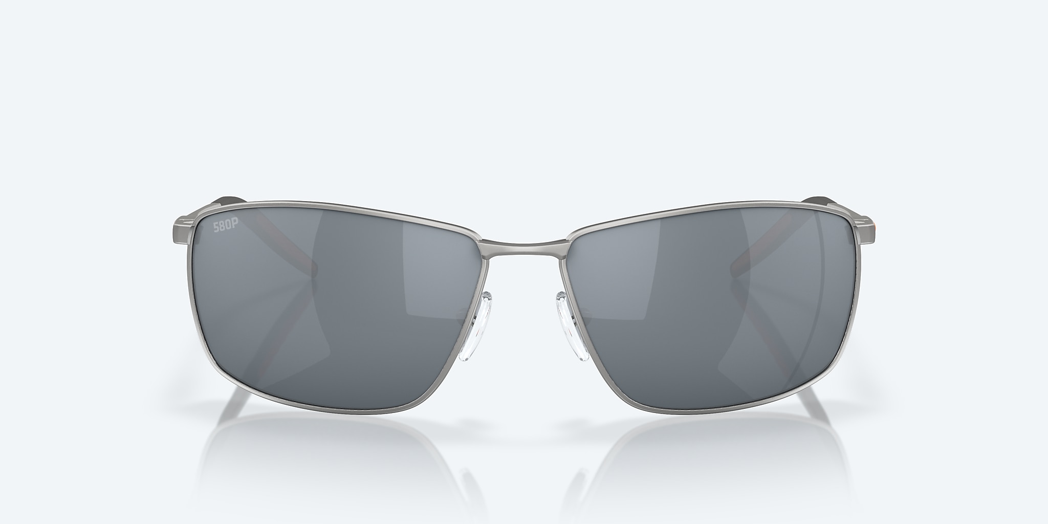 Sunglasses Costa Turret L (63-15) with Gray Silver Mirror lens and Matte Silver frame Image 2 of 7 Sunglasses Costa Turret L (63-15) with Gray Silver Mirror lens and Matte Silver frame Image 2 of 7
