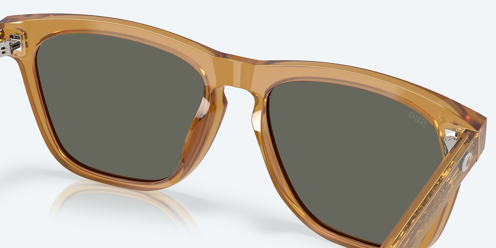 Sunglasses Costa Ulu L (56-17) with Gray lens and Sun Ray frame Image 7 of 7 Sunglasses Costa Ulu L (56-17) with Gray lens and Sun Ray frame Image 7 of 7