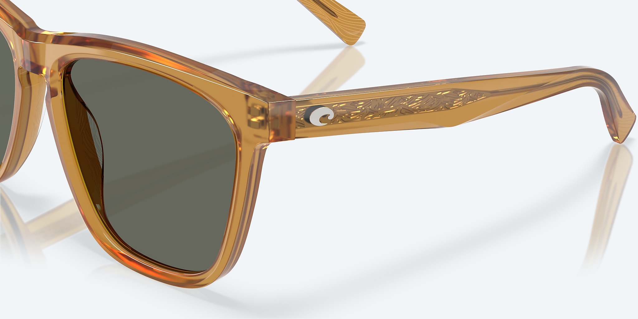 Sunglasses Costa Ulu L (56-17) with Gray lens and Sun Ray frame Image 6 of 7 Sunglasses Costa Ulu L (56-17) with Gray lens and Sun Ray frame Image 6 of 7