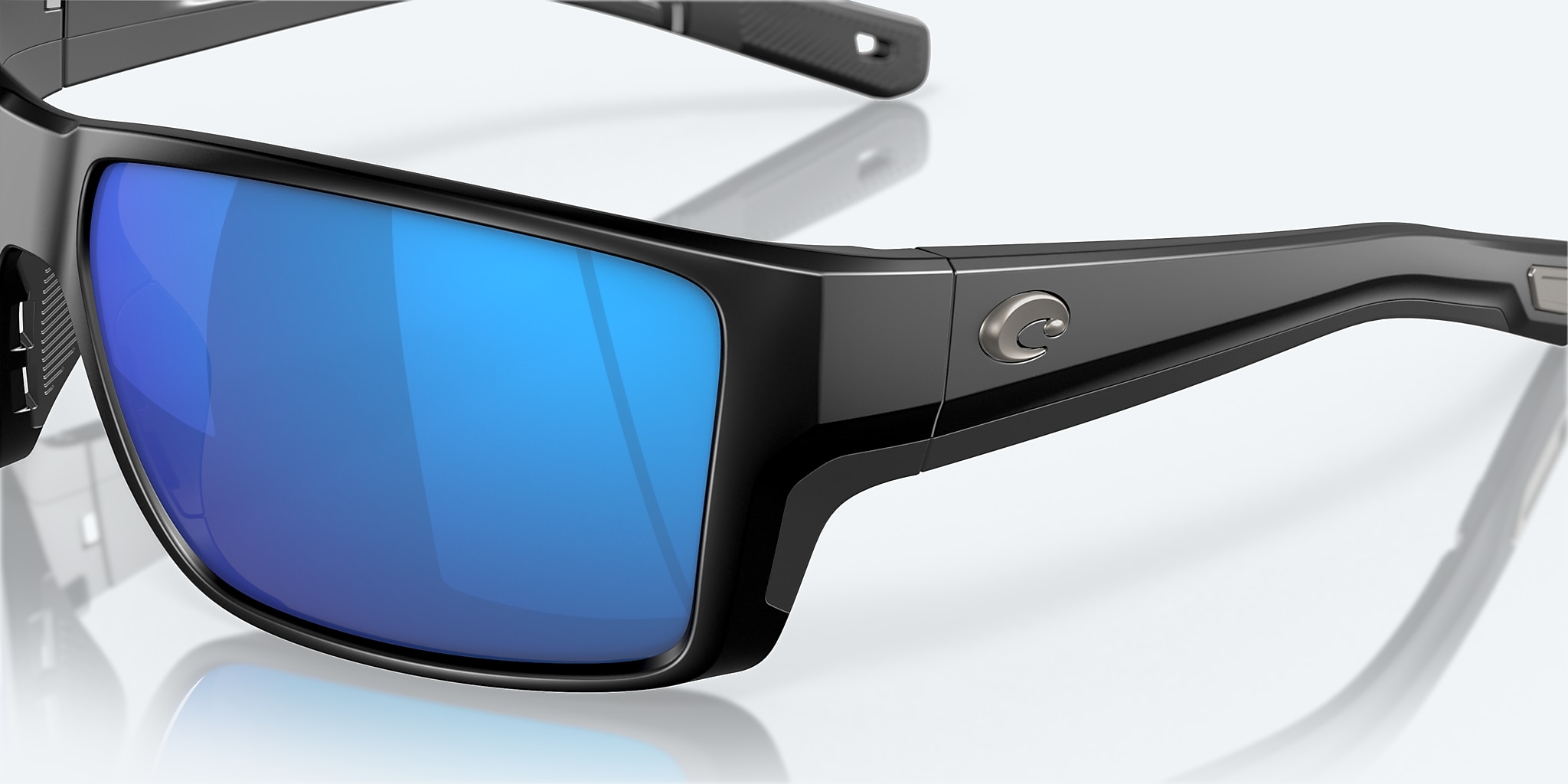 Sunglasses Costa Reefton PRO XL (63-15) with Blue Mirror lens and Matte Black frame Image 6 of 7 Sunglasses Costa Reefton PRO XL (63-15) with Blue Mirror lens and Matte Black frame Image 6 of 7