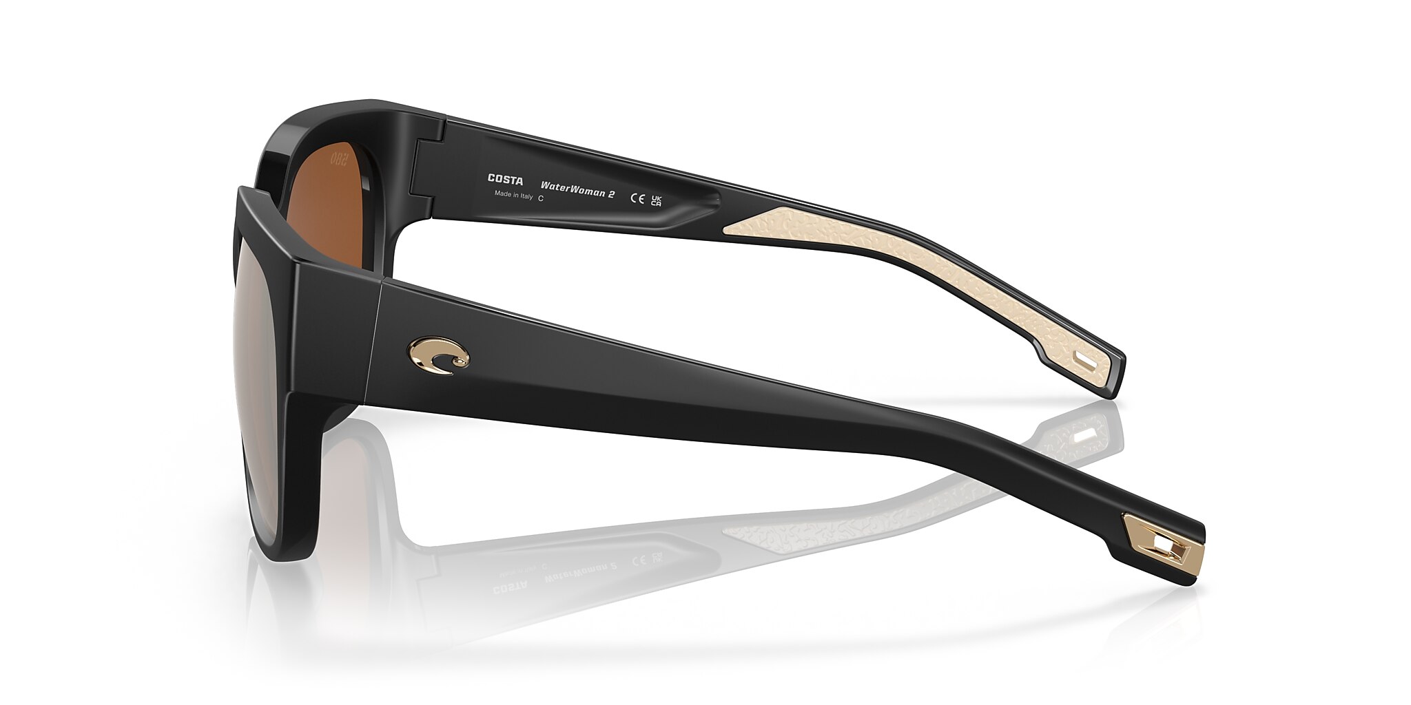 Costa Waterwoman 2 XL (58-18) with Copper Silver Mirror lenses and