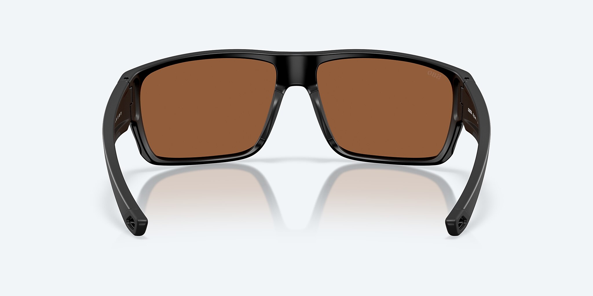 Sunglasses Costa Fly Line L (64-13) with Copper Silver Mirror lens and Matte Black frame Image 4 of 7